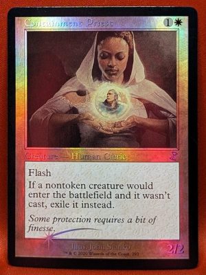 FOIL Containment Priest from Time Spiral: Remastered MTG Proxy