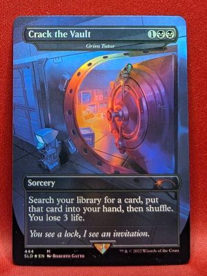 FOIL Crack the Vault (Grim Tutor) from Secret Lair Drop Series Magic the Gathering Proxy