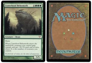 Craterhoof Behemoth from Avacyn Restored Magic the Gathering Proxy