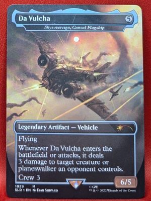 FOIL Skysovereign, Consul Flagship (Da Vulcha) from Secret Lair Drop Series Magic the Gathering Proxy