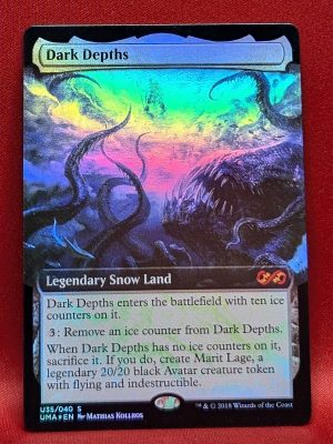 FOIL Dark Depths from Ultimate Masters Box Topper Magic the Gathering Proxy