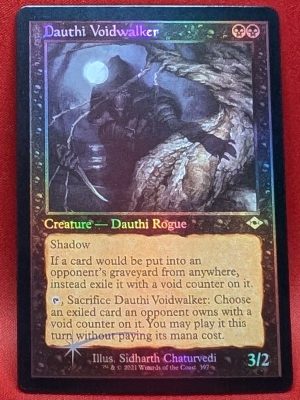 FOIL Dauthi Voidwalker (Retro Frame) from Modern Horizons 2 Magic the Gathering Proxy