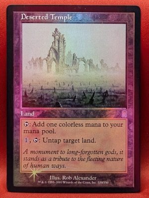 FOIL Deserted Temple from Odyssey MTG Proxy