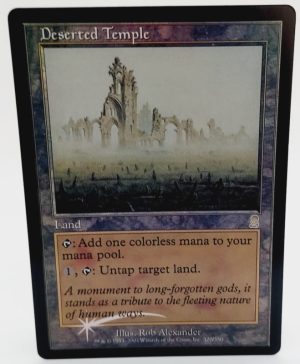 FOIL Deserted Temple from Odyssey MTG Proxy