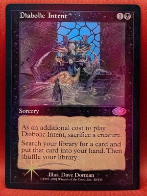 FOIL Diabolic Intent from Planeshift MTG Proxy