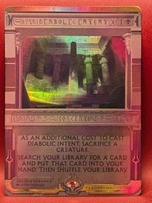 FOIL Diabolic Intent from Amonkhet Invocations MTG Proxy