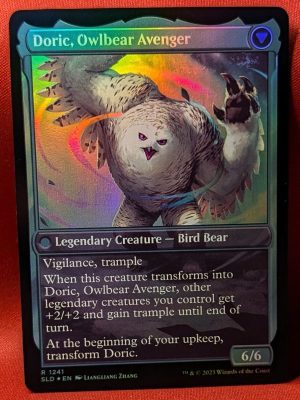 FOIL Doric, Nature's Warden/Doric, Owlbear Avenger from Secret Lair Drop MTG Proxy