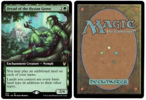 Dryad of the Ilysian Grove (Extended Art) from Theros Beyond Death Magic the Gathering Proxy