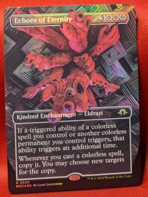 FOIL Echoes of Eternity (Borderless) from Modern Horizons 3 MTG Proxy