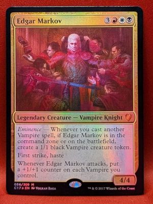 FOIL Edgar Markov from Commander 2017 MTG Proxy