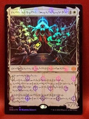 FOIL Elesh Norn, Mother of Machines (Phyrexian) from Phyrexia: All Will Be One MTG Proxy