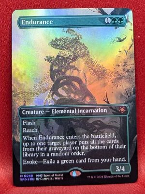 FOIL Endurance (Borderless) from Special Guests Magic the Gathering Proxy