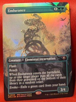 FOIL Endurance (Borderless) from Special Guests MTG Proxy