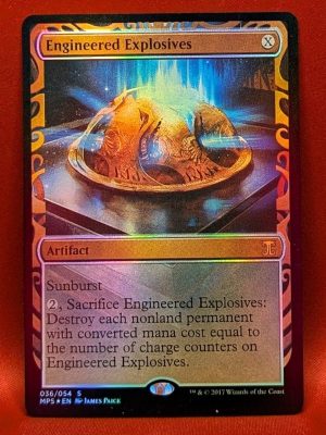 FOIL Engineered Explosives from Kaladesh Invention MTG Proxy