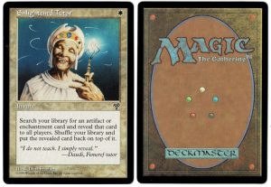 Enlightened Tutor from Mirage Magic the Gathering Proxy