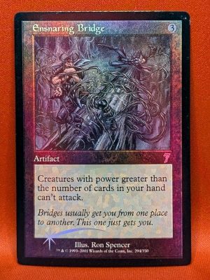 FOIL Ensnaring Bridge from 7th Edition MTG Proxy