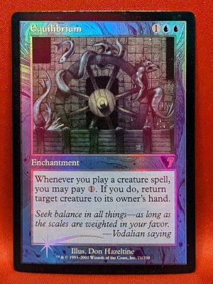 FOIL Equilibrium from 7th Edition MTG Proxy