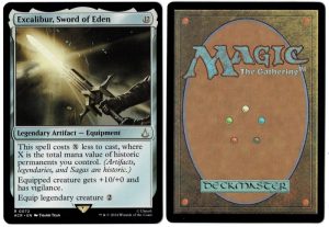 Excalibur, Sword of Eden from Universes Beyond: Assassin's Creed Magic the Gathering Proxy