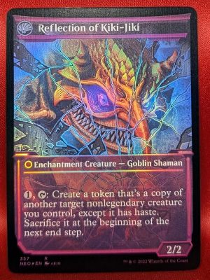 FOIL Fable of the Mirror-Breaker (Showcase) from Kamigawa:Neon Dynasty MTG Proxy