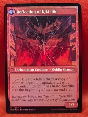 FOIL Fable of the Mirror-Breaker from Kamigawa: Neon Dynasty MTG Proxy