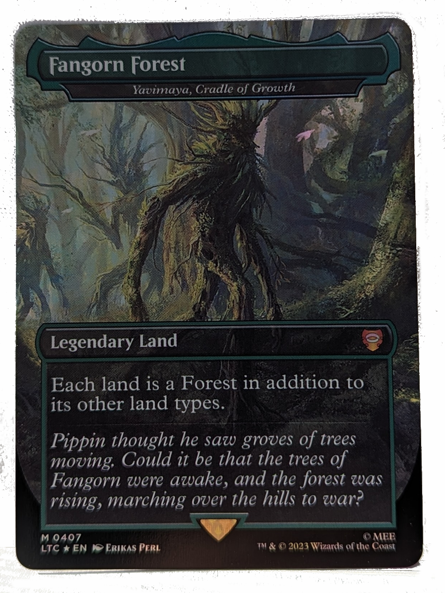 SURGE FOIL Fangorn Forest - Yavimaya, Cradle of Growth from Commander: The  Lord of the Rings: Tales of Middle-earth Proxy