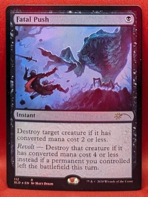 FOIL Fatal Push from Secret Lair Drop Series MTG Proxy