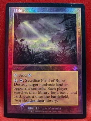 FOIL Field of Ruin from Time Spiral: Remastered Magic the Gathering Proxy