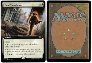 Final Showdown (Extended Art) from Outlaws of Thunder Junction MTG Proxy