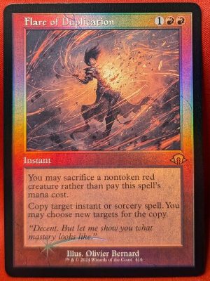 FOIL Flare of Duplication (Retro Frame) from Modern Horizons 3 MTG Proxy