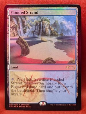 FOIL Flooded Strand from National Promos Magic the Gathering Proxy