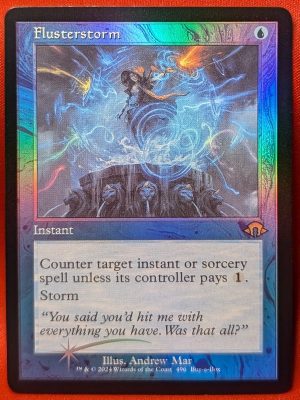 FOIL Flusterstorm (Retro Frame) from Modern Horizons 3