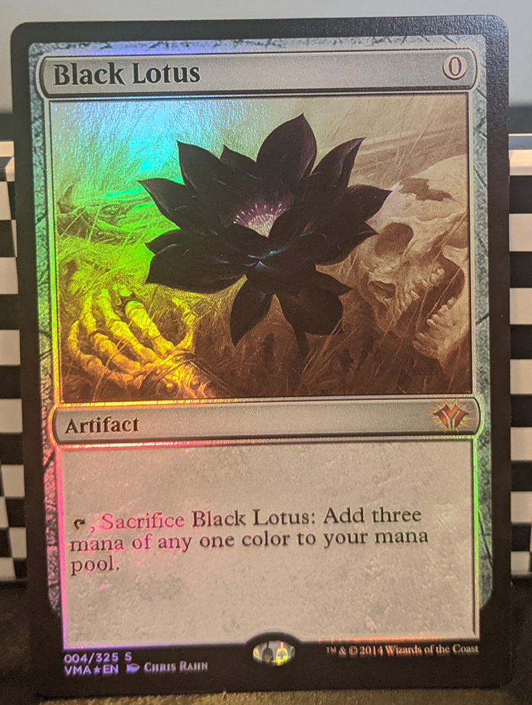 FOIL Black Lotus From Vintage Masters Magic The Gathering MTG Proxy   Foil Black Lotus 768x1017 