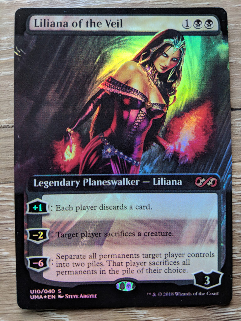 FOIL Liliana of the Veil Ultimate Masters Box Topper Magic the ...