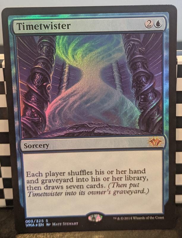 FOIL Timetwister From Vintage Masters Magic The Gathering MTG Proxy   Foil Timetwister 613x800 