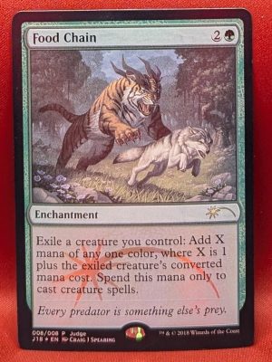 FOIL Food Chain from Judge Foil MTG Proxy