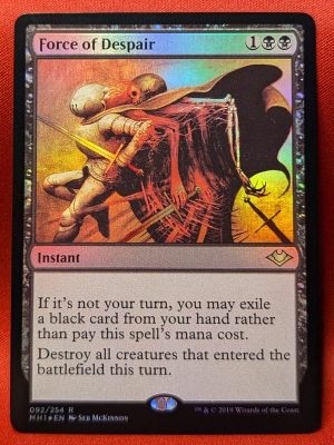 FOIL Force of Despair from Modern Horizons MTG Proxy