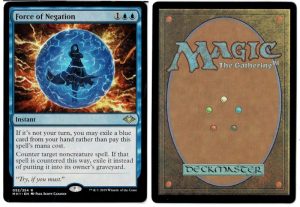 Force of Negation from Modern Horizons Magic the Gathering Proxy