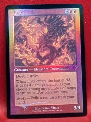 FOIL Fury (Retro Frame) from Modern Horizons 2 Timeshifts Magic the Gathering Proxy