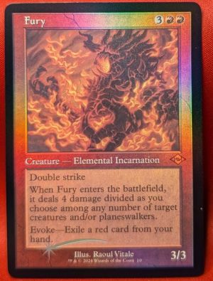 FOIL Fury (Retro Frame) from Modern Horizons 2 Timeshifts MTG Proxy