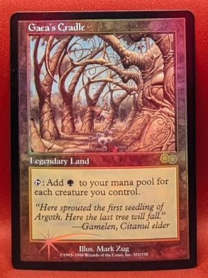 FOIL Gaea's Cradle from Judge Promo Magic the Gathering Proxy