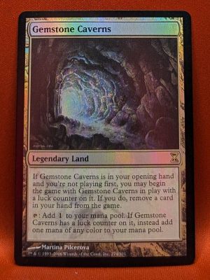 FOIL Gemstone Caverns from Time Spiral Magic the Gathering Proxy