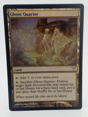 FOIL Ghost Quarter from Dissension MTG Proxy