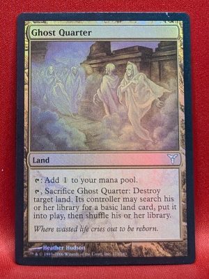 FOIL Ghost Quarter from Dissension Magic the Gathering Proxy