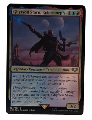 SURGE FOIL Ghyrson Starn, Kelermorph from Universes Beyond: Warhammer 40,000 MTG Proxy