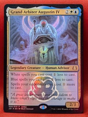 FOIL Grand Arbiter Augustin IV from Judge Promo MTG Proxy