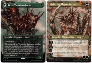 Grist, Voracious Larva (Borderless) from	Modern Horizons 3 Proxy