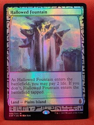 FOIL Hallowed Fountain from Zendikar Expedition Magic the Gathering Proxy