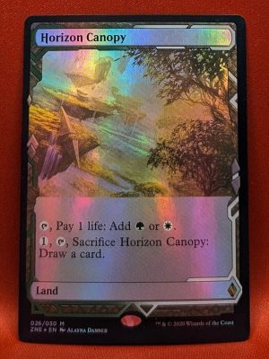 FOIL Horizon Canopy from Zendikar Rising Expedition Magic the Gathering Proxy