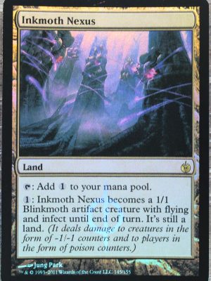 FOIL Inkmoth Nexus from Mirrodin Beseiged MTG Proxy