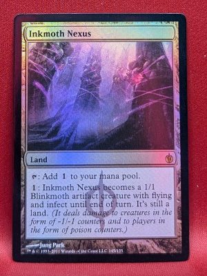 FOIL Inkmoth Nexus from Mirrodin Beseiged Magic the Gathering Proxy